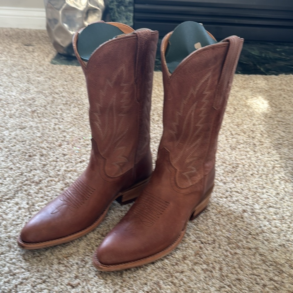 Tecovas Women's Brown Leather Boots - Picture 9 of 15